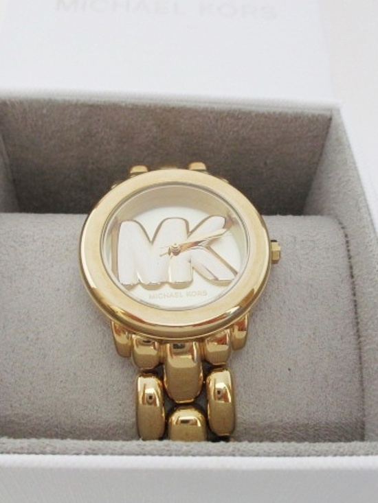 MICHAEL KORS - Phoebe Quartz Gold Dial Ladies Watch - MK4923